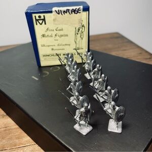 Vntg Fine Cast Metal soldiers figurines wargames dioramas collecting Hinchliffe